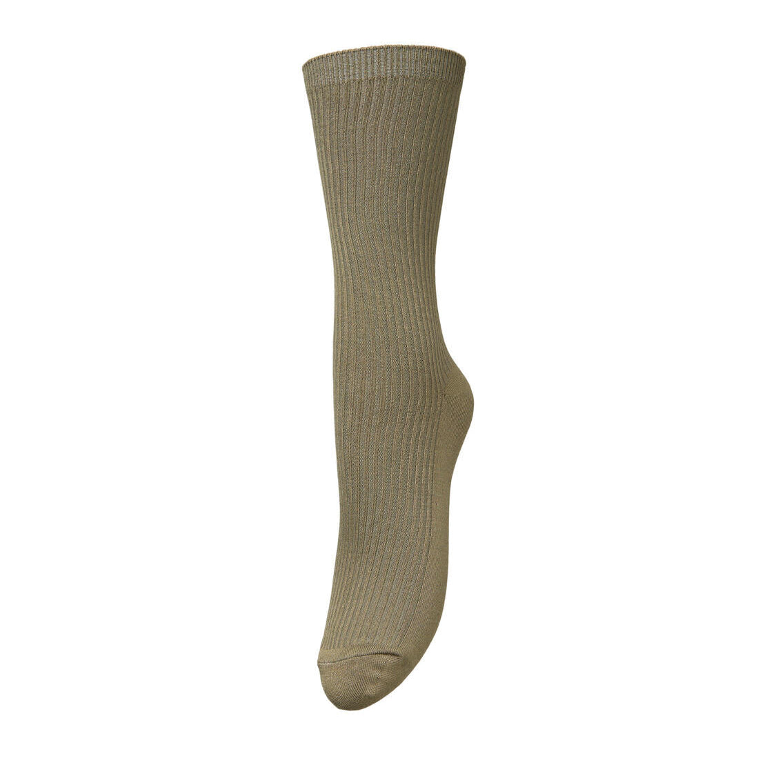 Telma Solid strømper – Burnt Olive